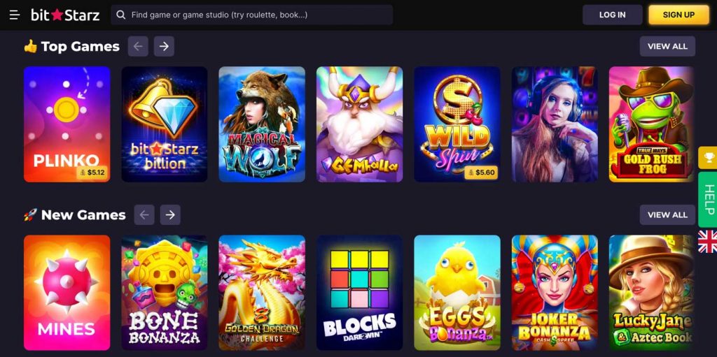 Bitstarz Casino Screen